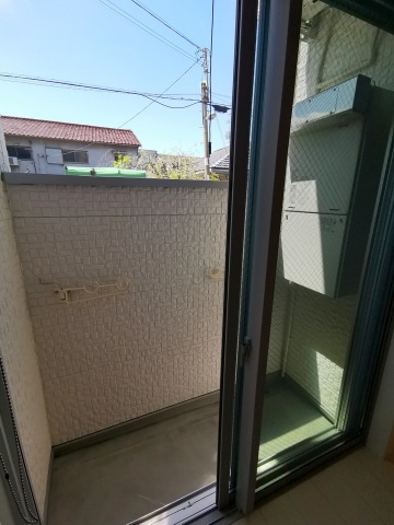 バルコニー　日当り良好