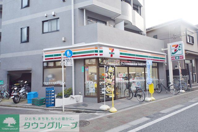 コンビニ　セブンイレブン板橋３丁目店（コンビニ）まで60m
