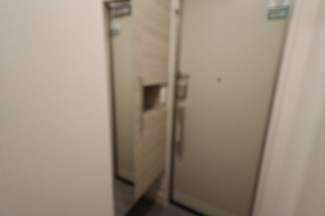玄関　トールタイプシューズボックス（姿見鏡付）