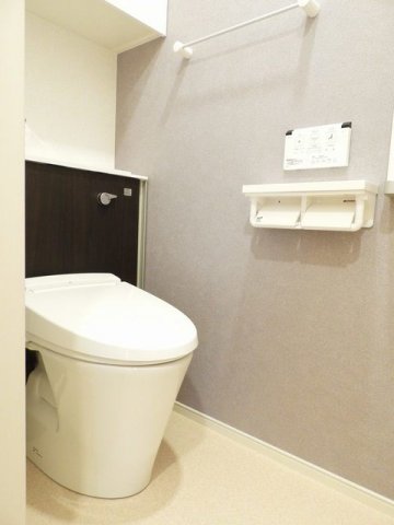 トイレ　ゆったりとした空間のトイレです