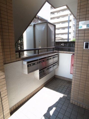 ロビー　ポストはこまめにチェックしてあげてくださいね☆