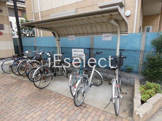 駐車場　駐輪場です