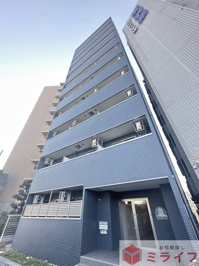 建物外観　バイク好きにも嬉しい置場あり