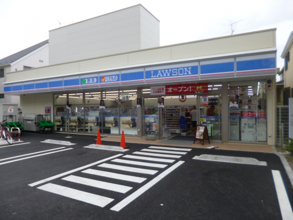 コンビニ　ローソン市川新田3丁目店（コンビニ）まで625m