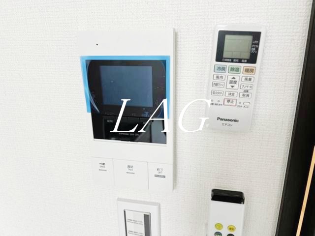 セキュリティ　モニター付インターホンです。
