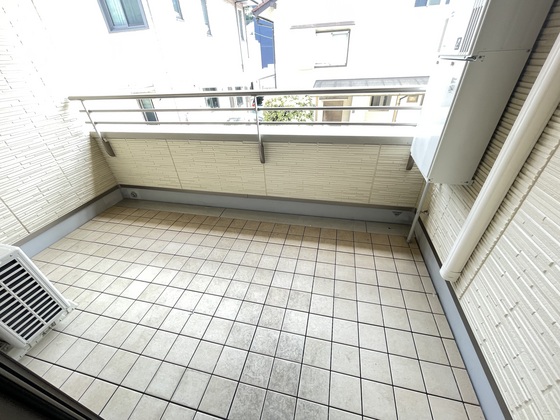 バルコニー　※別部屋の写真です
