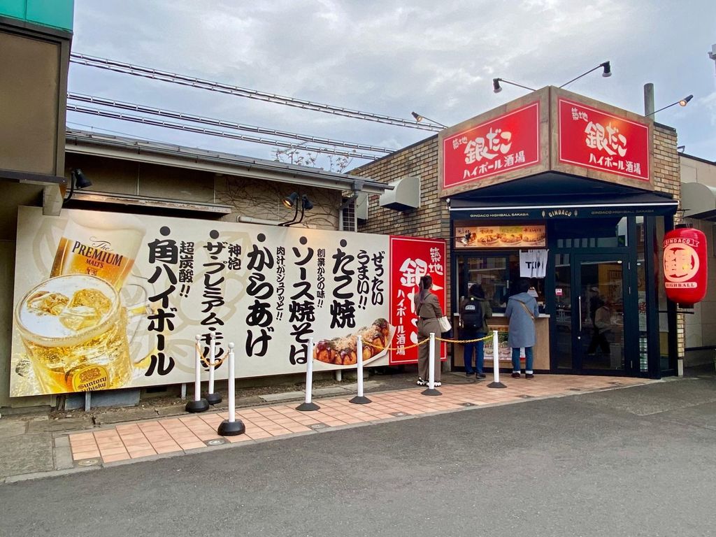 飲食店　銀だこハイボール酒場春日部店（飲食店）まで470m