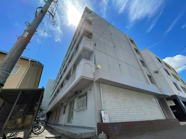 建物外観　札幌市北区北２２条西「アルファレジデンス北２２条」