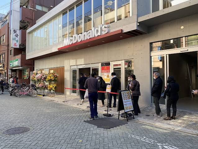 飲食店　マクドナルド 北千住東口店（飲食店）まで329m