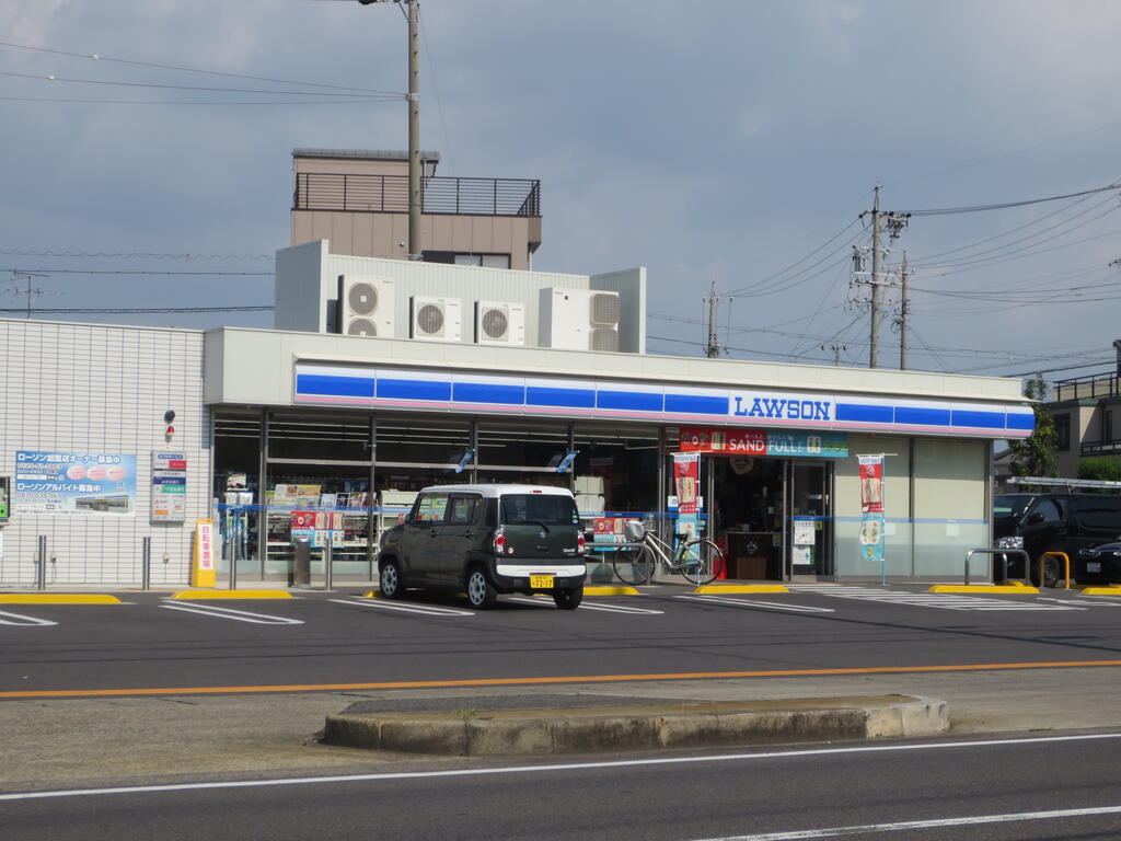 コンビニ　ローソン一宮猿海道店（コンビニ）まで608m