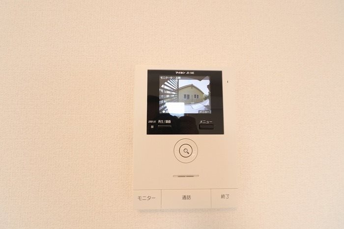 セキュリティ　相手の顔が見えて安心ですね