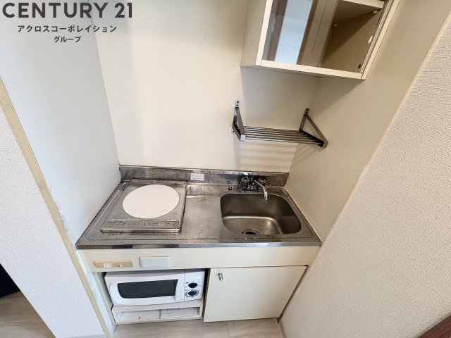 キッチン　シンプルでコンパクトなキッチンです☆