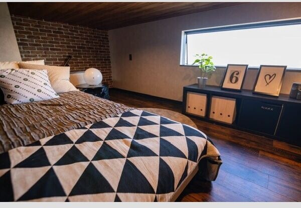 眺望　モデルルームのため、家具は付いておりません。