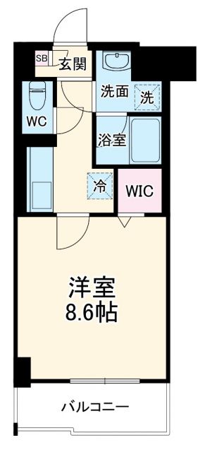 ライムグリーンの間取り写真