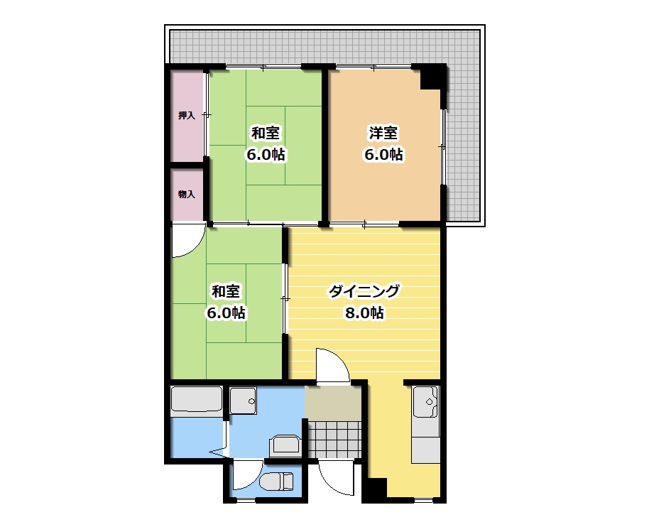 CONRAD寺川の間取り写真