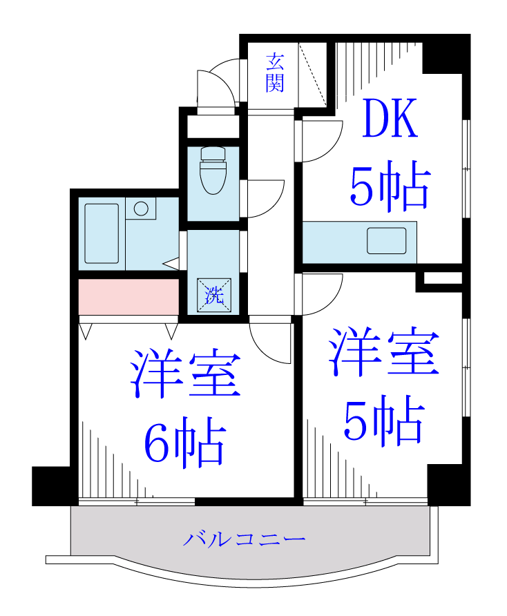 サニーパレス南の間取り写真