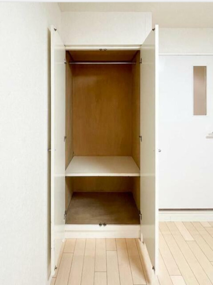 収納　クローゼットです