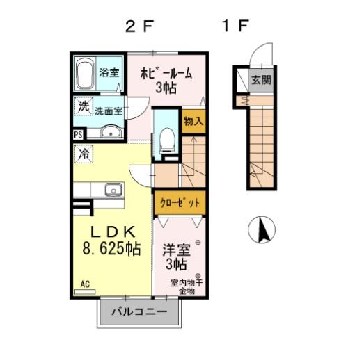 1LDK Apartment in Nagano, Nagano — photo 2 of 3