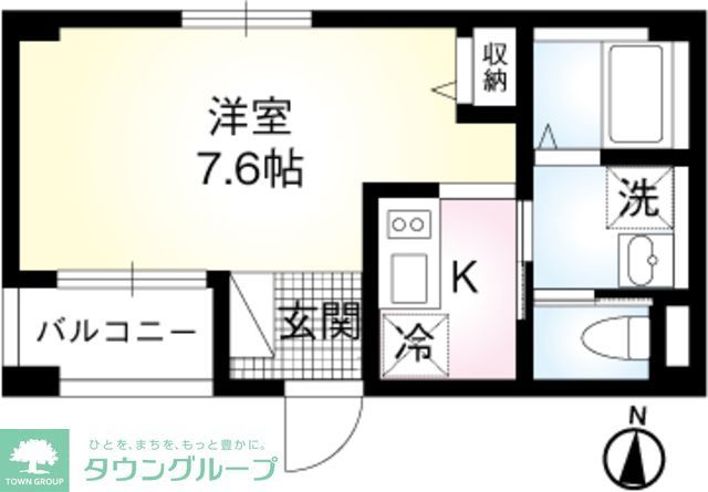 b’CASA Tatekawaの間取り写真