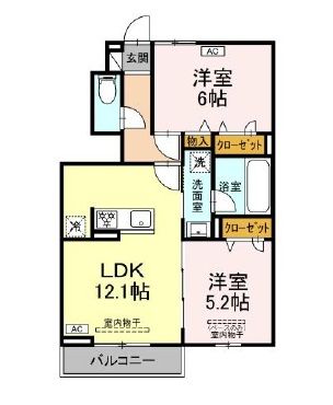 D-ROOM岩倉市大市場町の間取り写真