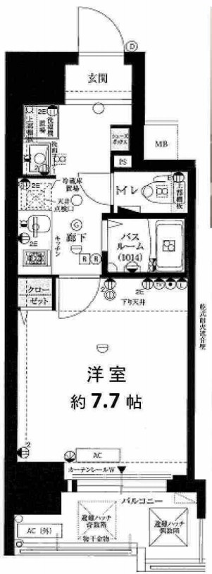 ミラージュパレス本町東レジデンスの間取り写真