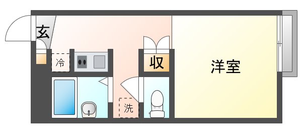 ＪＲ山陽本線 庭瀬駅 徒歩20分 2階建 築29年の間取り写真