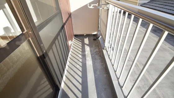 バルコニー　他号室のお写真です