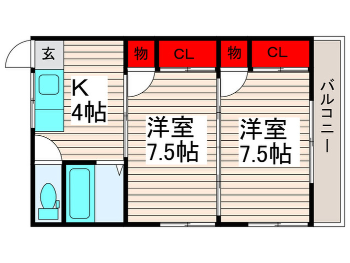 小宮荘の間取り写真