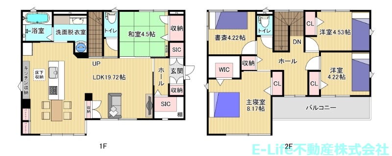 合志みなみプレイス一戸建ての間取り写真