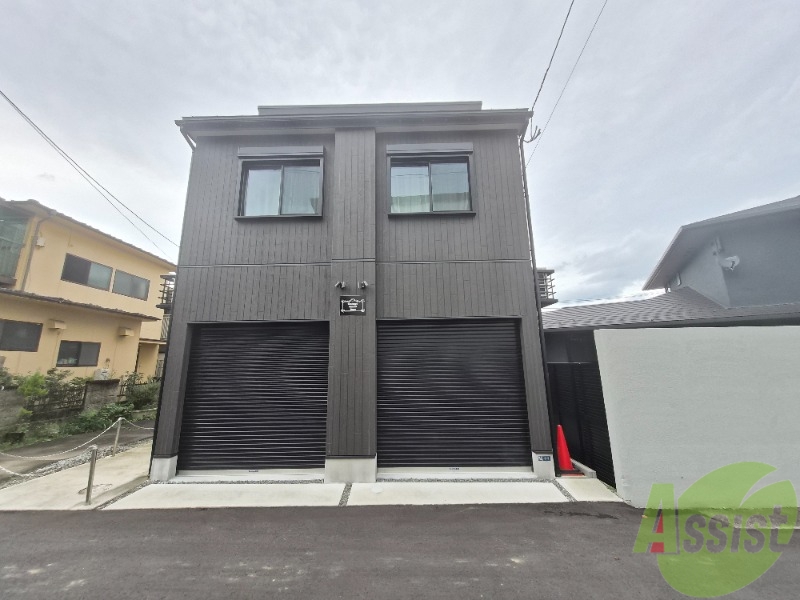 建物外観　仙台市阿青葉区国見「Ｇａｒａｇｅ　Ｋｕｎｉｍｉ　Ｂａｓｅ」