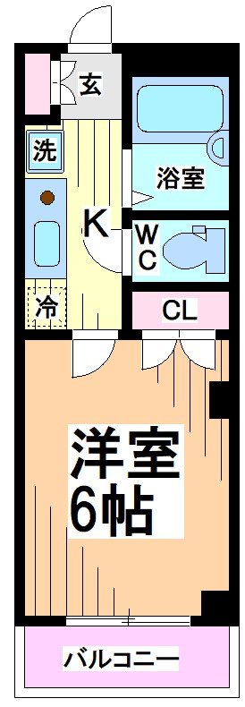 小田急線 向ケ丘遊園駅 徒歩8分 3階建 築33年の間取り写真