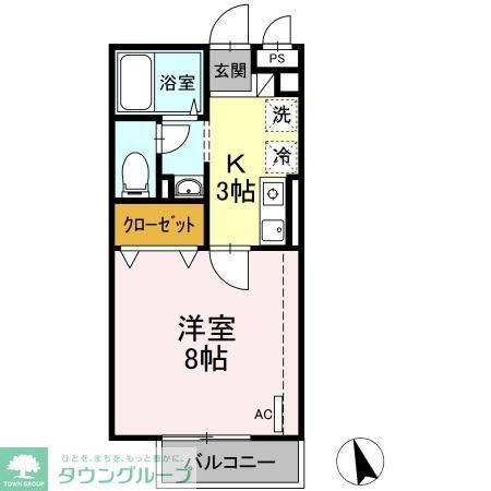 アムール大倉山 B棟の間取り写真