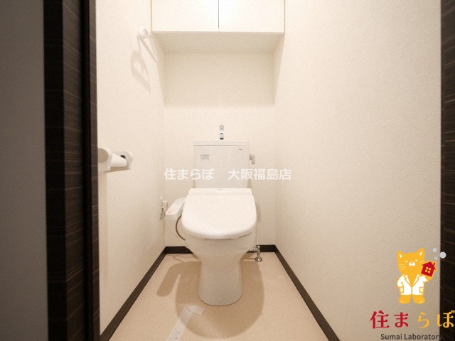 地下鉄長堀鶴見緑地線 松屋町駅 徒歩3分 9階建 築14年のトイレ写真