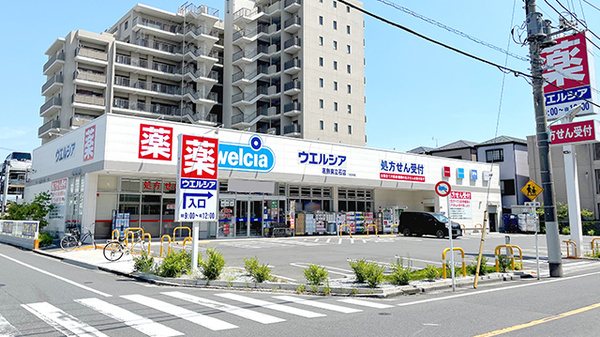 ドラックストア　ウエルシア葛飾立石店（ドラッグストア）まで740m