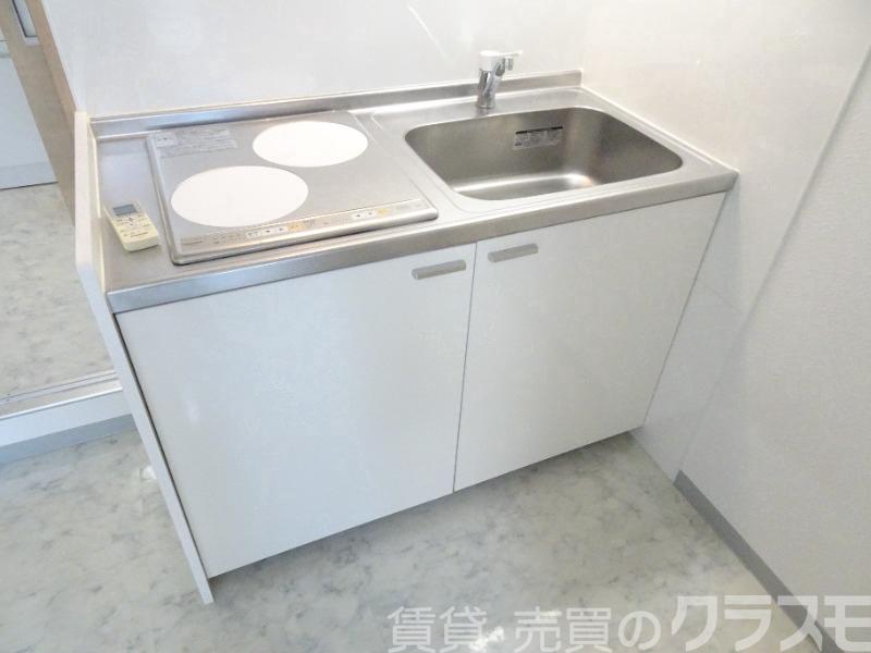 キッチン　２口ＩＨシステムキッチン♪