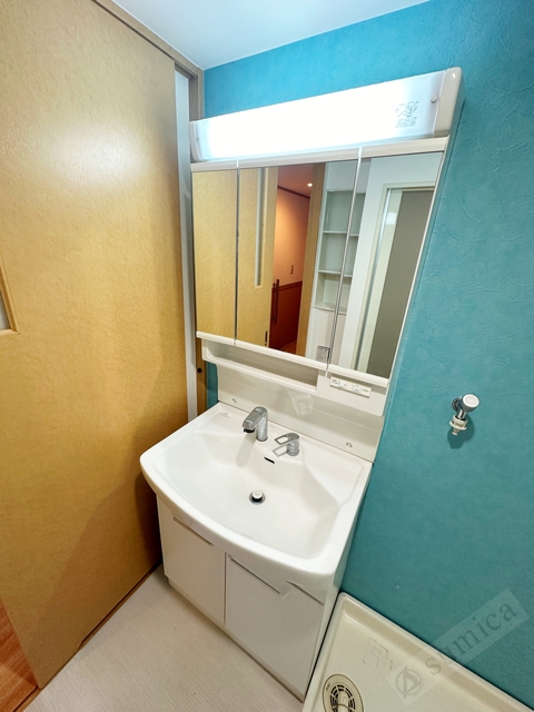 洗面設備　シャンプードレッサー付き・朝シャンもこちらで♪♪