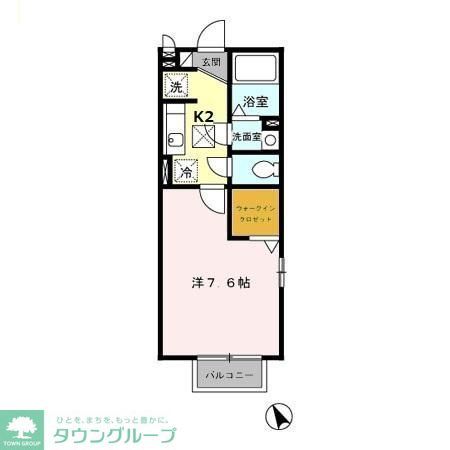 モカハイツの間取り写真