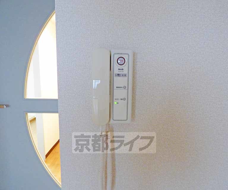 セキュリティ　来客も安心です。