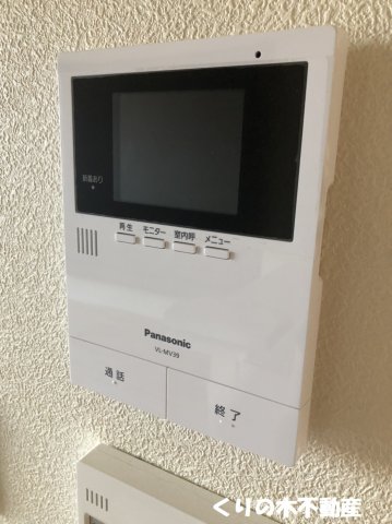 セキュリティ　モニター付きインターホン完備