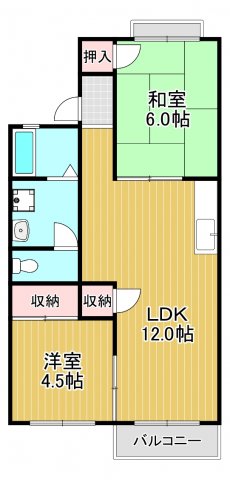 パークハイツ加太の間取り