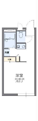 レオパレスシャンテ御経塚の間取り