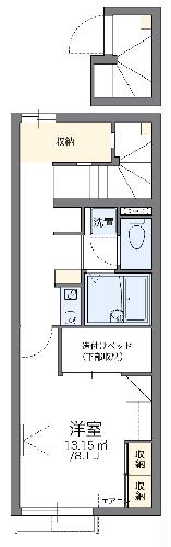 レオパレスＷｅｓｔＳｉｄｅＢＢの間取り