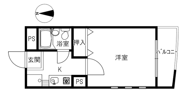 Ｌａｓｔｉｎｇ野町の間取り