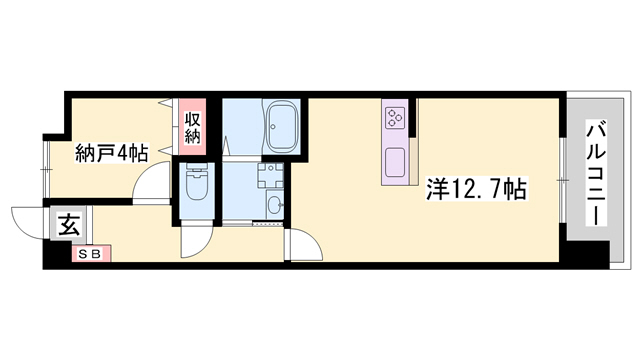 THE　MUSE栗山の間取り