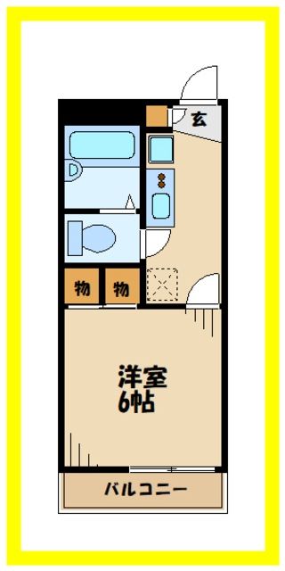 神奈川県川崎市多摩区堰３（アパート）の賃貸物件の間取り