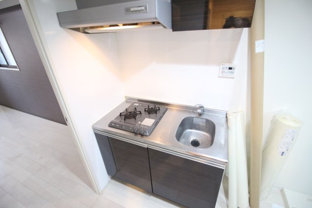 キッチン　二口ガスコンロのキッチン