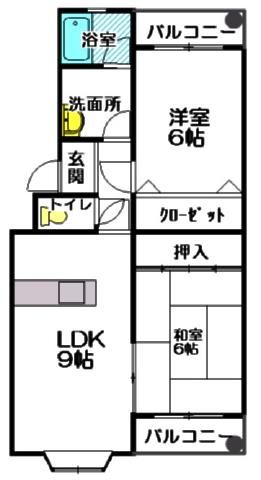 ドミールおおわらの間取り