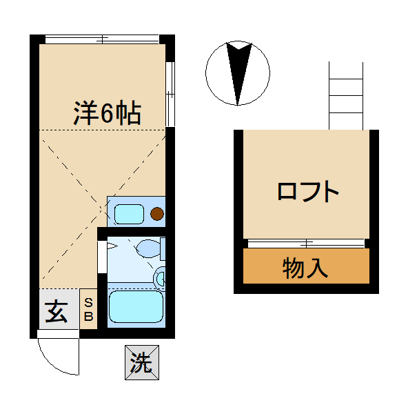 ムサシノハイツの間取り