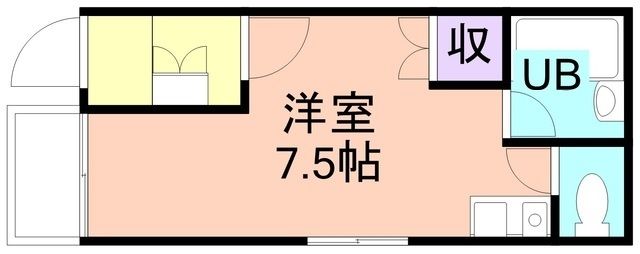 和歌山市狐島のマンションの間取り