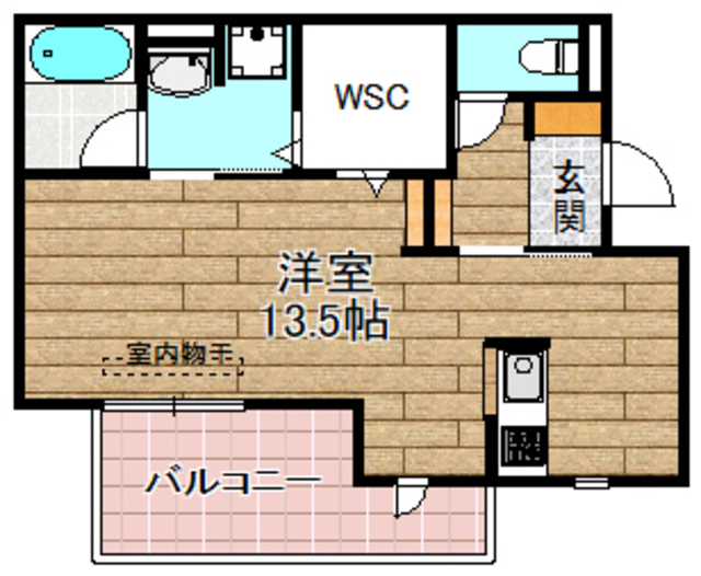 三島郡島本町桜井のマンションの間取り